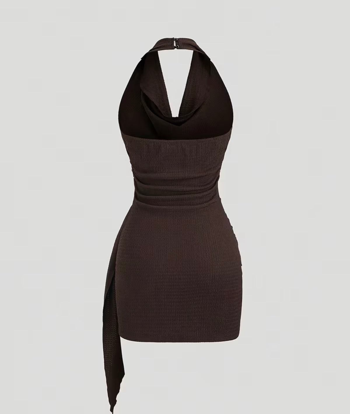 Coffee Mini Dress