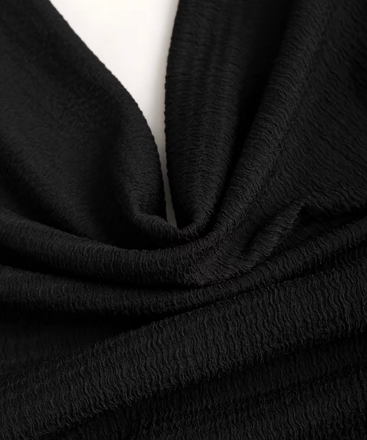Black slip dress
