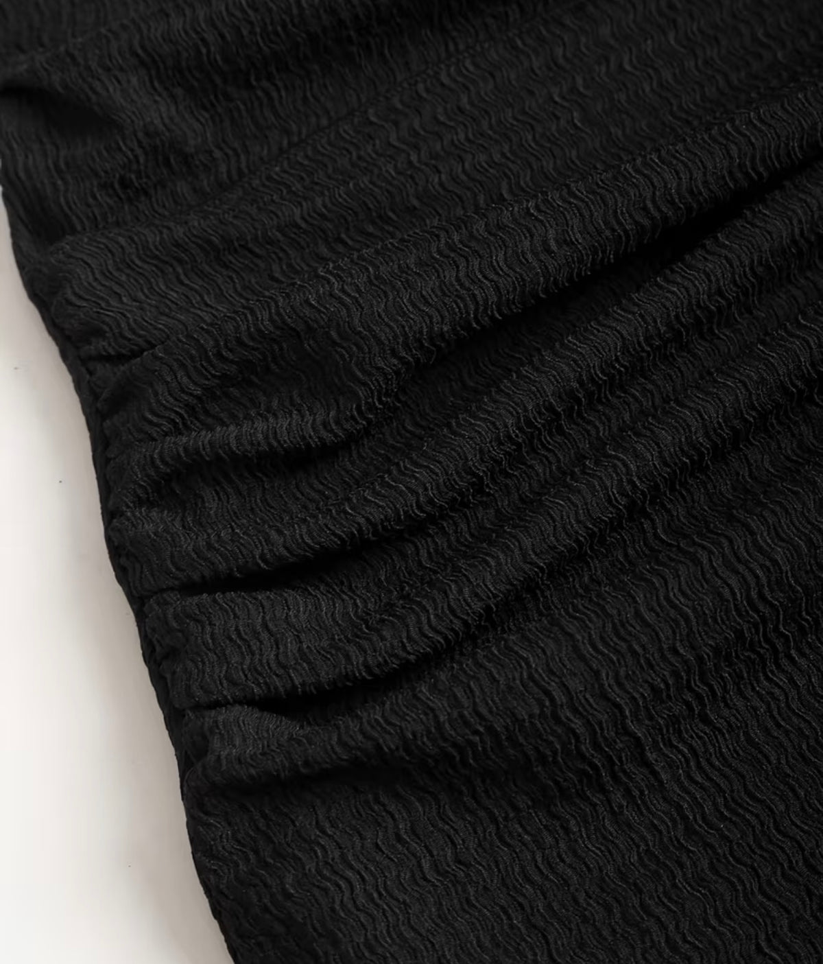 Black slip dress