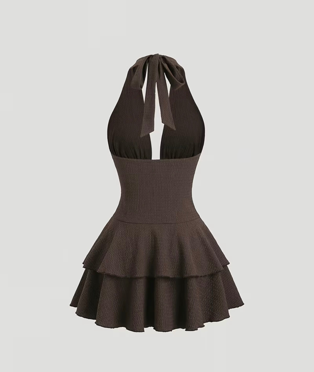 Coffee V Dress