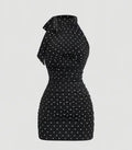 Sleeveless Polka Dot Dress