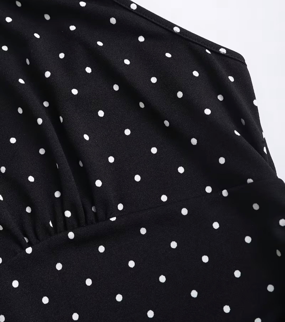 Sleeveless Polka Dot Dress