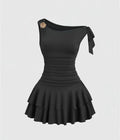 Black Dress Flower